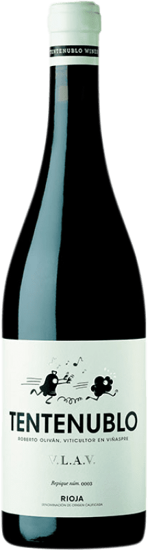 Free Shipping | Red Wine Tentenublo D.O.Ca. Rioja Basque Country Spain Tempranillo, Garnacha — Grenache, Viura 75 cl