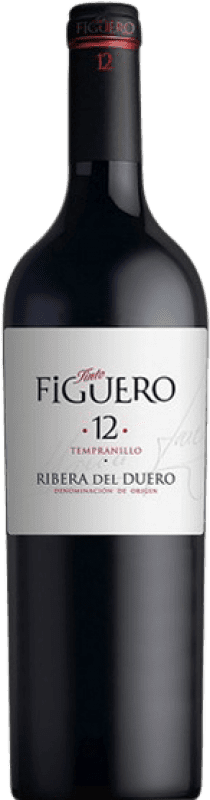 22,95 € 送料無料 | 赤ワイン Figuero 12 Meses 高齢者 D.O. Ribera del Duero ボトル Medium 50 cl