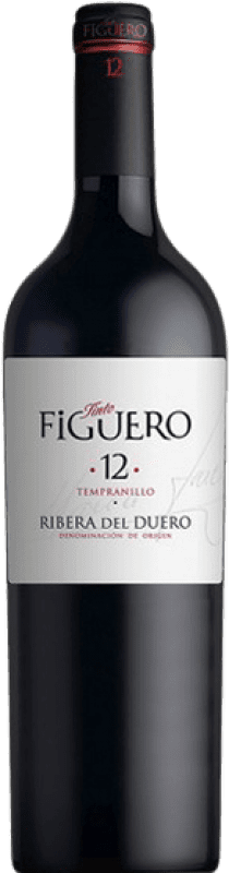 119,95 € | 赤ワイン Figuero 12 Meses 高齢者 D.O. Ribera del Duero カスティーリャ・イ・レオン スペイン Tempranillo ボトル Jéroboam-ダブルマグナム 3 L