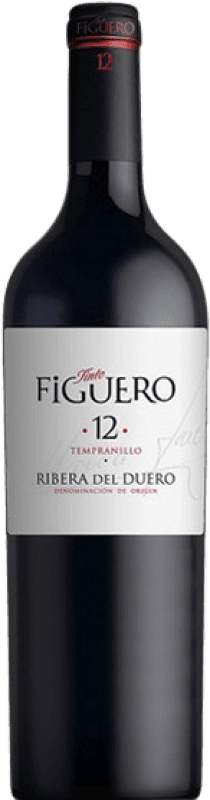 119,95 € | Vino Rosso Figuero 12 Meses Crianza — Invecchiato in Botte D.O. Ribera del Duero Castilla y León Spagna Tempranillo Bottiglia Jeroboam-Doppio Magnum 3 L