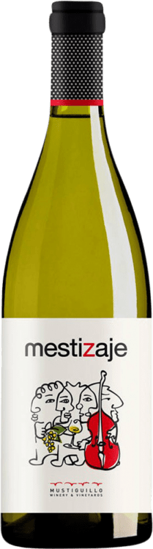 9,95 € Free Shipping | White wine Mustiguillo Mestizaje Joven Levante Spain Malvasía, Viognier, Merseguera Bottle 75 cl