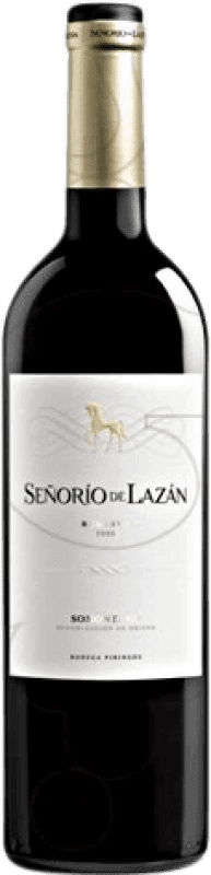 21,95 € | 红酒 Pirineos Señorío de Lazán 预订 D.O. Somontano 阿拉贡 西班牙 Tempranillo, Cabernet Sauvignon, Moristel 瓶子 Magnum 1,5 L