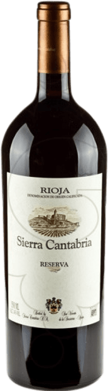 62,95 € Kostenloser Versand | Rotwein Sierra Cantabria Reserve D.O.Ca. Rioja Magnum-Flasche 1,5 L