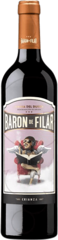 19,95 € | Красное вино Peñafiel Barón de Filar старения D.O. Ribera del Duero Кастилия-Леон Испания Tempranillo, Merlot, Cabernet Sauvignon бутылка Магнум 1,5 L