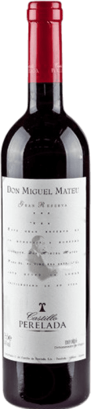 Spedizione Gratuita | Vino Rosso Perelada & Chivite Don Miguel Mateu Speciale Riserva D.O. Empordà Catalogna Spagna Merlot, Syrah, Grenache, Cabernet Sauvignon, Mazuelo, Carignan 75 cl
