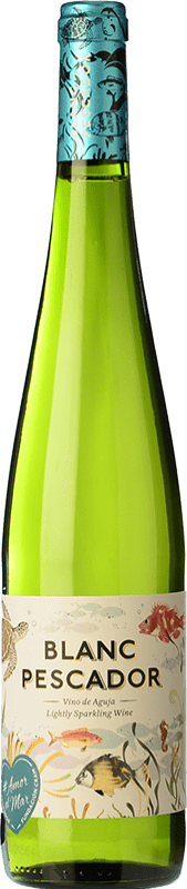 Free Shipping | White sparkling Perelada Pescador Young D.O. Empordà Catalonia Spain Macabeo, Xarel·lo, Parellada 75 cl