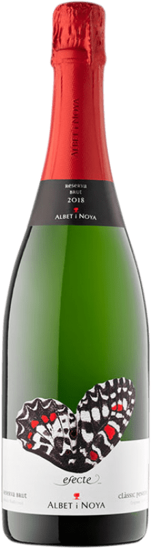 18,95 € | Weißer Sekt Albet i Noya Efecte Brut — Herb Reserve — Gereift D.O. Cava Katalonien Spanien Macabeo, Xarel·lo, Chardonnay, Parellada 75 cl