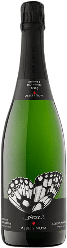 19,95 € | White sparkling Albet i Noya Efecte Brut Nature Reserve D.O. Penedès Catalonia Spain Macabeo, Xarel·lo, Chardonnay, Parellada Bottle 75 cl