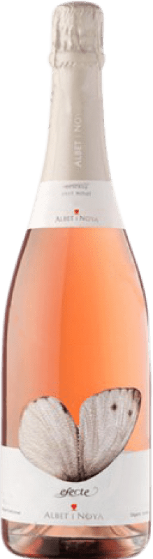 18,95 € | 玫瑰气泡酒 Albet i Noya Efecte Rosat 香槟 年轻的 D.O. Penedès 加泰罗尼亚 西班牙 Pinot Black 75 cl