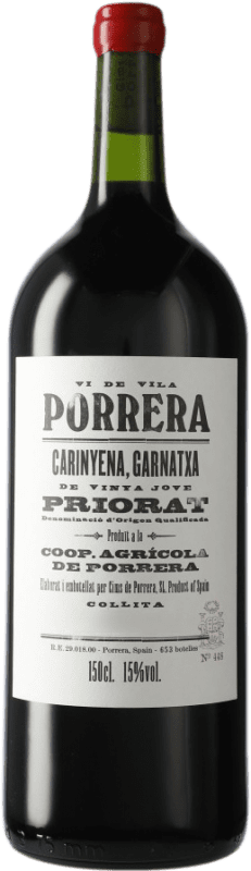 63,95 € Spedizione Gratuita | Vino rosso Finques Cims de Porrera Vi de Vila Crianza D.O.Ca. Priorat Bottiglia Magnum 1,5 L