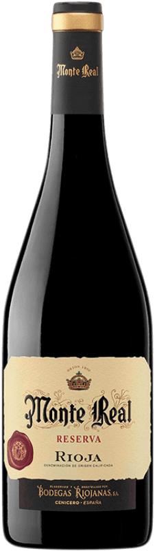 14,95 € 免费送货 | 红酒 Bodegas Riojanas Monte Real 预订 D.O.Ca. Rioja