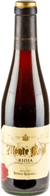 Бесплатная доставка | Красное вино Bodegas Riojanas Monte Real Резерва D.O.Ca. Rioja Ла-Риоха Испания Tempranillo — Темпранильо, Graciano — Грасиано, Mazuelo — Масуэло, Cariñena — Кариньян Полубутылка 37 cl