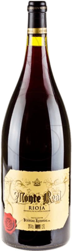 Бесплатная доставка | Красное вино Bodegas Riojanas Monte Real Резерва D.O.Ca. Rioja Ла-Риоха Испания Tempranillo — Темпранильо, Graciano — Грасиано, Mazuelo — Масуэло, Cariñena — Кариньян Бутылка Магнум 1,5 L