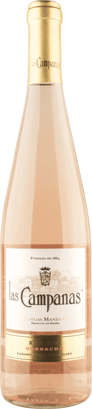 8,95 € Envío gratis | Vino rosado Vinícola Navarra Las Campanas Joven D.O. Navarra