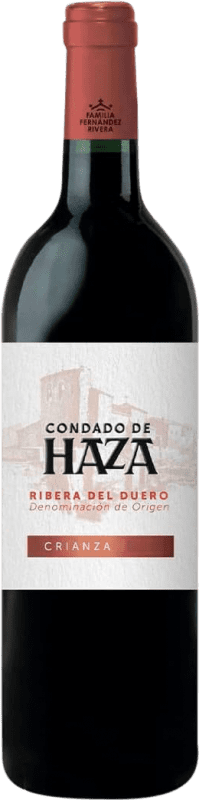 Бесплатная доставка | Красное вино Condado de Haza старения D.O. Ribera del Duero Кастилия-Леон Испания Tempranillo 75 cl