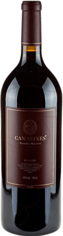 46,95 € | Red wine Huguet de Can Feixes Aged D.O. Penedès Catalonia Spain Tempranillo, Merlot, Cabernet Sauvignon, Petit Verdot Magnum Bottle 1,5 L