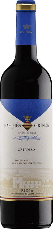 9,95 € Spedizione Gratuita | Vino rosso Marqués de Griñón Crianza D.O.Ca. Rioja