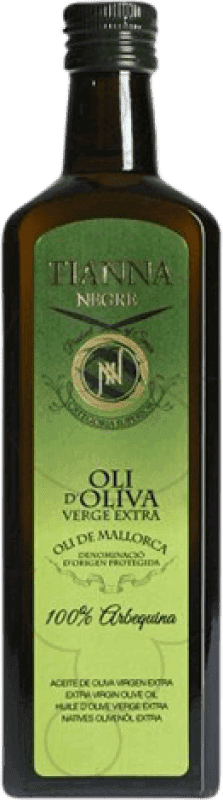 10,95 € Envío gratis | Aceite de Oliva Tianna Negre Botella Medium 50 cl