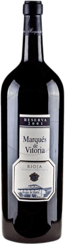 81,95 € Бесплатная доставка | Красное вино Marqués de Vitoria Резерв D.O.Ca. Rioja Специальная бутылка 5 L