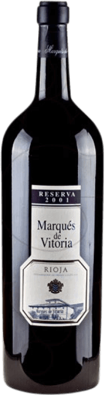 79,95 € | Red wine Marqués de Vitoria Reserva 2007 D.O.Ca. Rioja The Rioja Spain Tempranillo Special Bottle 5 L