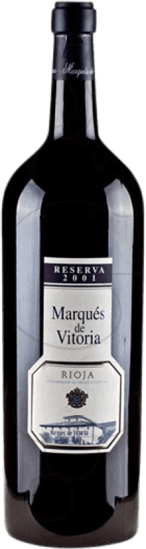 85,95 € | Rotwein Marqués de Vitoria Reserve D.O.Ca. Rioja La Rioja Spanien Tempranillo Spezielle Flasche 5 L