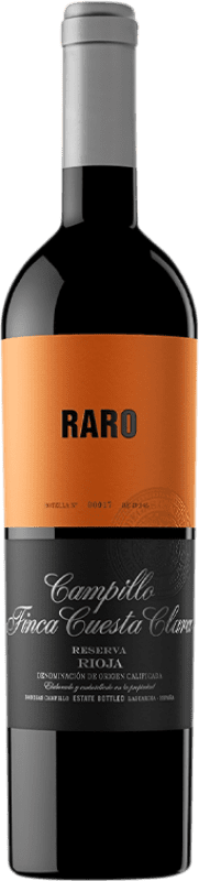 43,95 € | Red wine Campillo Raro Reserve D.O.Ca. Rioja The Rioja Spain Tempranillo Bottle 75 cl