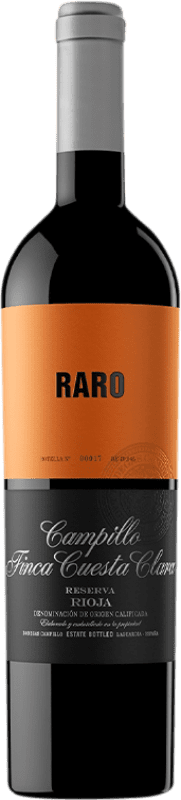 45,95 € | Красное вино Campillo Raro Резерв D.O.Ca. Rioja Ла-Риоха Испания Tempranillo 75 cl