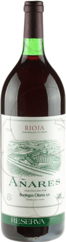 59,95 € Free Shipping | Red wine Olarra Añares Grand Reserve 1982 D.O.Ca. Rioja Magnum Bottle 1,5 L