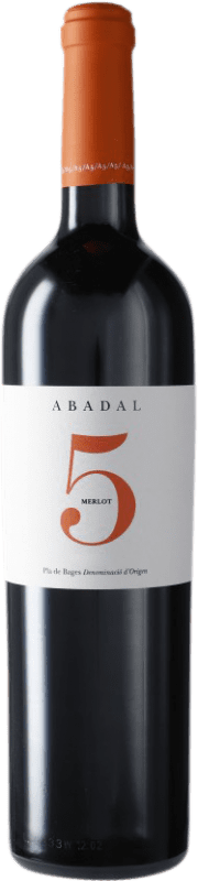 17,95 € Free Shipping | Red wine Masies d'Avinyó Abadal 5 Reserva D.O. Pla de Bages Catalonia Spain Merlot Bottle 75 cl