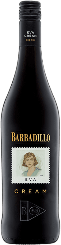8,95 € Free Shipping | Fortified wine Barbadillo Eva Cream D.O. Jerez-Xérès-Sherry Andalucía y Extremadura Spain Palomino Fino Bottle 75 cl