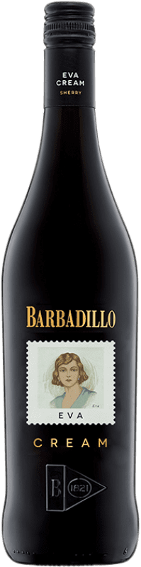 Бесплатная доставка | Креплёное вино Barbadillo Eva Cream D.O. Jerez-Xérès-Sherry Andalucía y Extremadura Испания Palomino Fino 75 cl