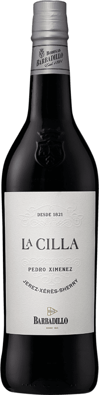 19,95 € | Fortified wine Barbadillo La Cilla D.O. Jerez-Xérès-Sherry Andalucía y Extremadura Spain Pedro Ximénez Bottle 75 cl