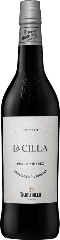 Envío gratis | Vino Generoso Fortificado Barbadillo La Cilla D.O. Jerez-Xérès-Sherry Andalucía y Extremadura España Pedro Ximénez 75 cl