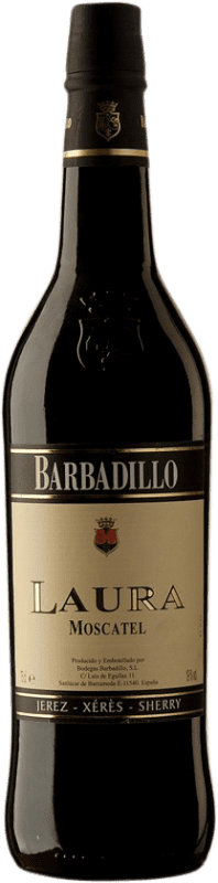 Бесплатная доставка | Крепленое вино Barbadillo Laura D.O. Jerez-Xérès-Sherry Andalucía y Extremadura Испания Muscat 75 cl