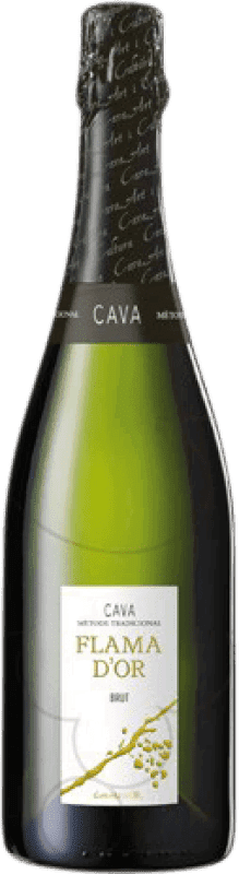 送料無料 | 白スパークリングワイン Castell d'Or Flama d'Or Brut 若い D.O. Cava カタロニア スペイン Macabeo, Xarel·lo, Parellada 75 cl