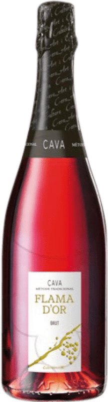 Envio grátis | Espumante rosé Castell d'Or Flama Brut Reserva D.O. Cava Catalunha Espanha Trepat 75 cl