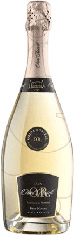58,95 € Бесплатная доставка | Белое игристое вино Oriol Rossell Propietat Природа Брута Резерв D.O. Cava