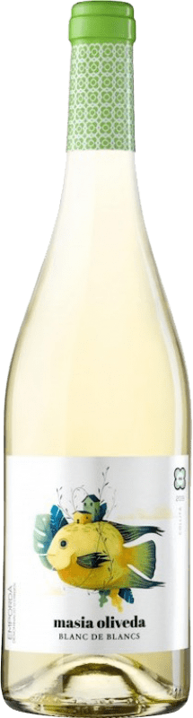 4,95 € Free Shipping | White wine Oliveda Masía Joven D.O. Empordà Catalonia Spain Macabeo, Chardonnay Bottle 75 cl