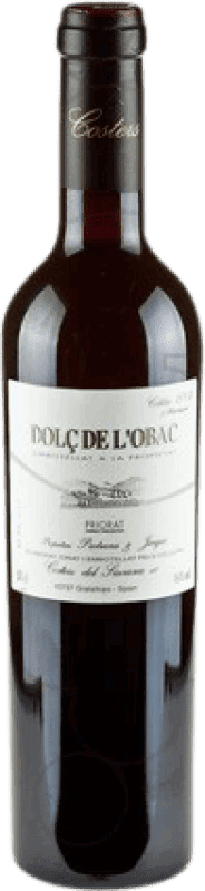 52,95 € Бесплатная доставка | Сладкое вино Costers del Siurana Dolç de l'Obac D.O.Ca. Priorat Средняя бутылка 50 cl