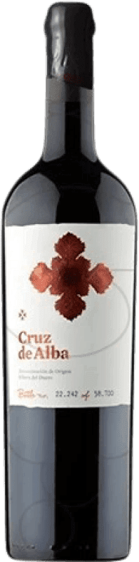 54,95 € 免费送货 | 红酒 Cruz de Alba 岁 D.O. Ribera del Duero 瓶子 Jéroboam-双Magnum 3 L