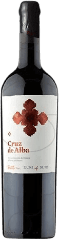 57,95 € | 红酒 Cruz de Alba 岁 D.O. Ribera del Duero 卡斯蒂利亚莱昂 西班牙 Tempranillo 瓶子 Jéroboam-双Magnum 3 L