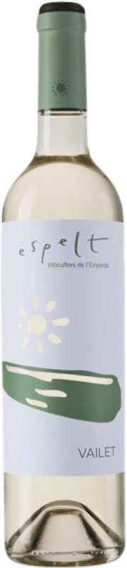 Envío gratis | Vino blanco Espelt Vailet Joven D.O. Empordà Cataluña España Garnacha Blanca, Macabeo 75 cl