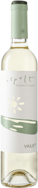 Free Shipping | White Wine Espelt Vailet Young D.O. Empordà Catalonia Spain Garnacha — Grenache, Macabeo Medium Bottle 50 cl