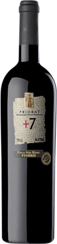 Бесплатная доставка | Красное вино Pinord Más Siete 7 Finca Mas Blanc старения D.O.Ca. Priorat Каталония Испания Syrah, Grenache, Cabernet Sauvignon 75 cl