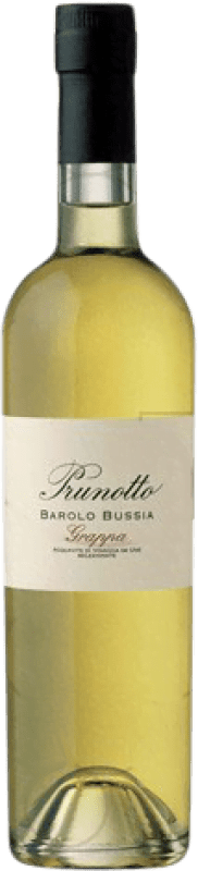 71,95 € Envio grátis | Aguardente Grappa Prunotto Bussia Garrafa Medium 50 cl