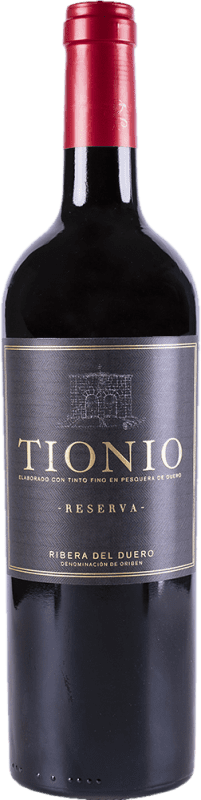 41,95 € Бесплатная доставка | Красное вино Tionio Резерв D.O. Ribera del Duero