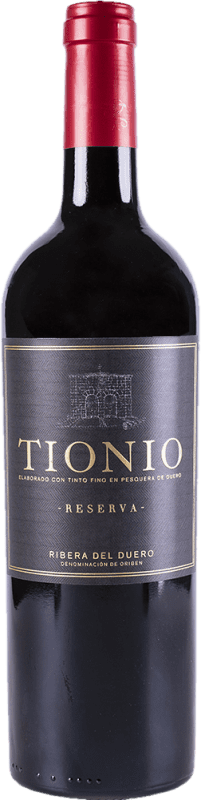 19,95 € Kostenloser Versand | Rotwein Tionio Reserve — Gereift D.O. Ribera del Duero
