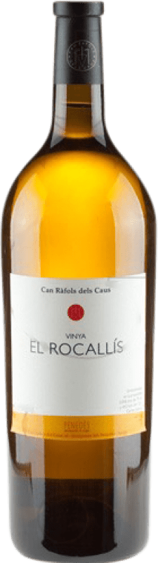 94,95 € Free Shipping | White wine Can Ràfols El Rocallis Crianza D.O. Penedès Catalonia Spain Incroccio Manzoni Magnum Bottle 1,5 L