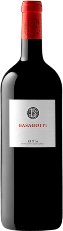 19,95 € Free Shipping | Red wine Basagoiti Aged D.O.Ca. Rioja Magnum Bottle 1,5 L