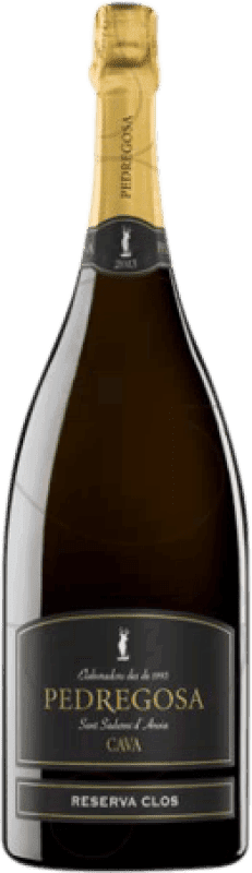 19,95 € | Espumoso blanco Pedregosa Clos Brut Nature Reserva D.O. Cava Cataluña España Macabeo, Xarel·lo, Parellada Botella Magnum 1,5 L